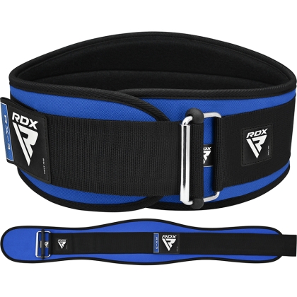 RDX X3 Ceinture de musculation en néoprène bleue X-Large