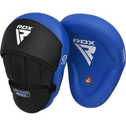 RDX APEX Boks Eğitim Yumruk Eldiveni Kavisli Odak Pedleri Mavi