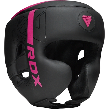 RDX F6 Casco KARA Negro Rosa Mediano