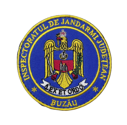 DISTINTIVO ROTONDO DELL'ISPETTORATO GENDARMI DELLA CONTEA DI BUZAU