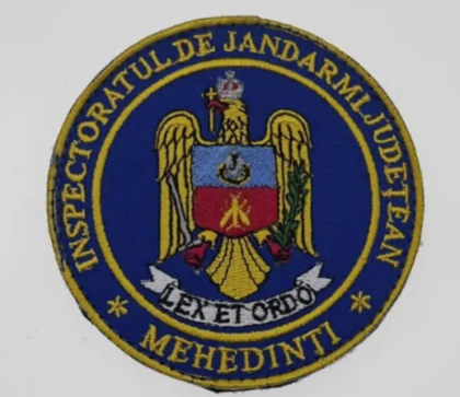 EMBLEMA SCAI RICAMATO ISPETTORE GENDARMI DELLA CONTEA DI MEHEDINTI