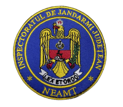 TONDO RICAMATO RICAMATO COUNTY GENDARMI Ispettorato NEAMT