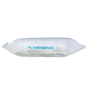 Sterile absorbent dressing 10cm X 4M