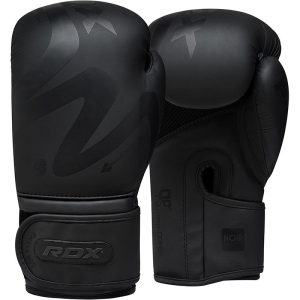 RDX F15 Noir 14oz עור שחור כפפות אגרוף X
