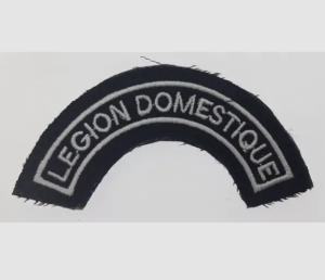 HALBRUNDES ABZEICHEN DER INLÄNDISCHEN LEGION