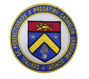 DISTINTIVO TONDO RICAMATO CENTRO DI PERFEZIONE PER LA FORMAZIONE DEL PERSONALE GENDARMI OCHIURI