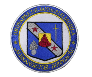 RUNDES ABZEICHEN DER GENDARMGRUPPE „ALEXANDRU CEL BUN“ BACAU