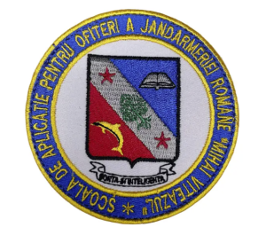 RUNDES ABZEICHEN „MIHAI VITEAZUL“ BEWERBUNGSSCHULE FÜR RUMÄNISCHE GENDARMERIEOFFIZIERE
